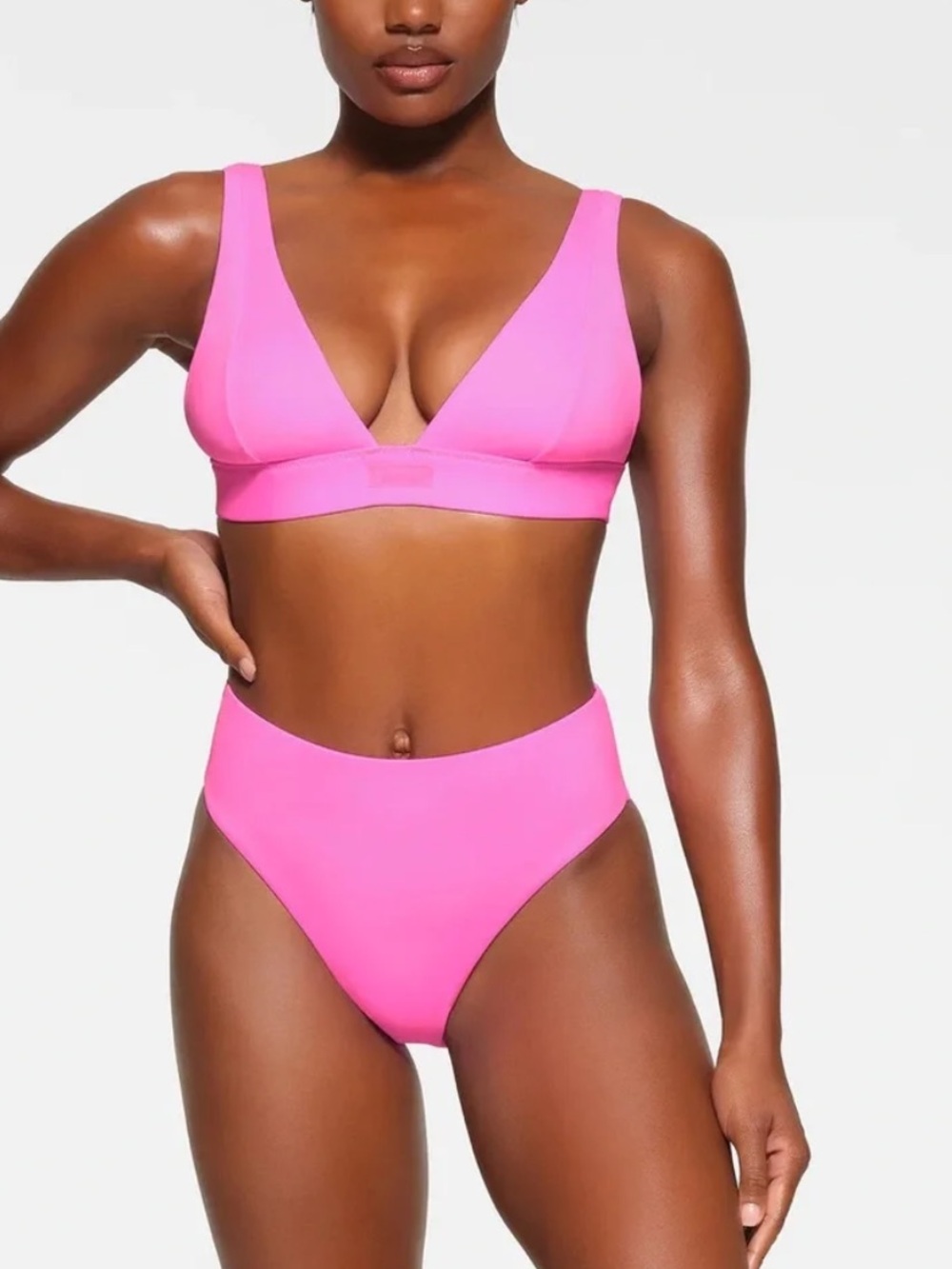 SKIMS Plunge Bikini Top